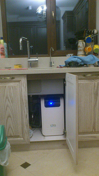 Установка фильтра FORTA 4